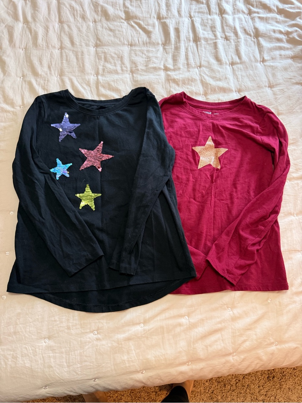 🛍️Cat & Jack Girls' Long Sleeve Shirt Set ⭐️